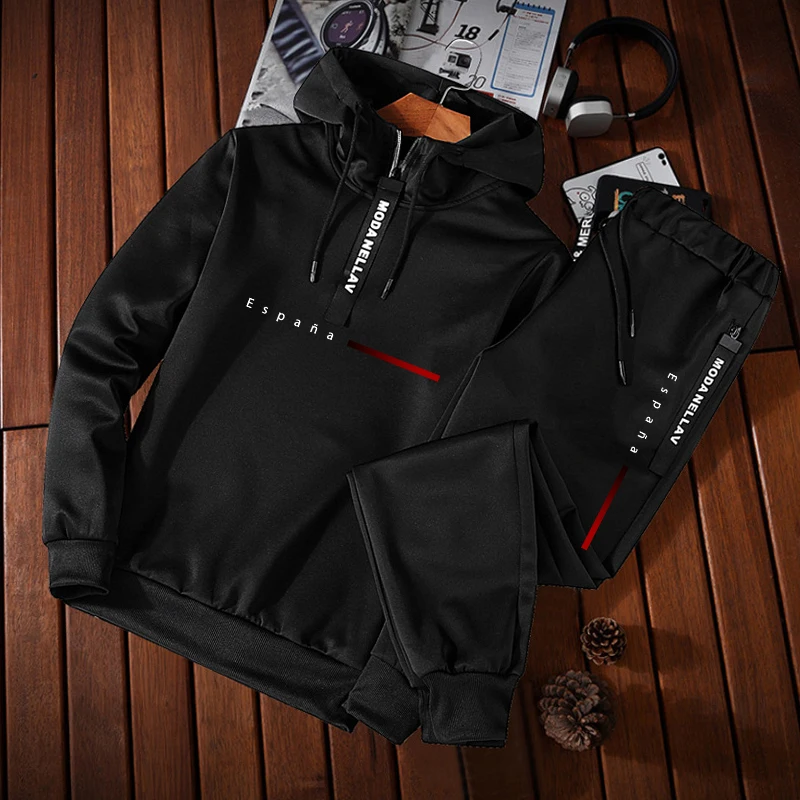 2026 Men's Tracksuit Print Cas - огляд і ціна Winter Clothing Hoodie