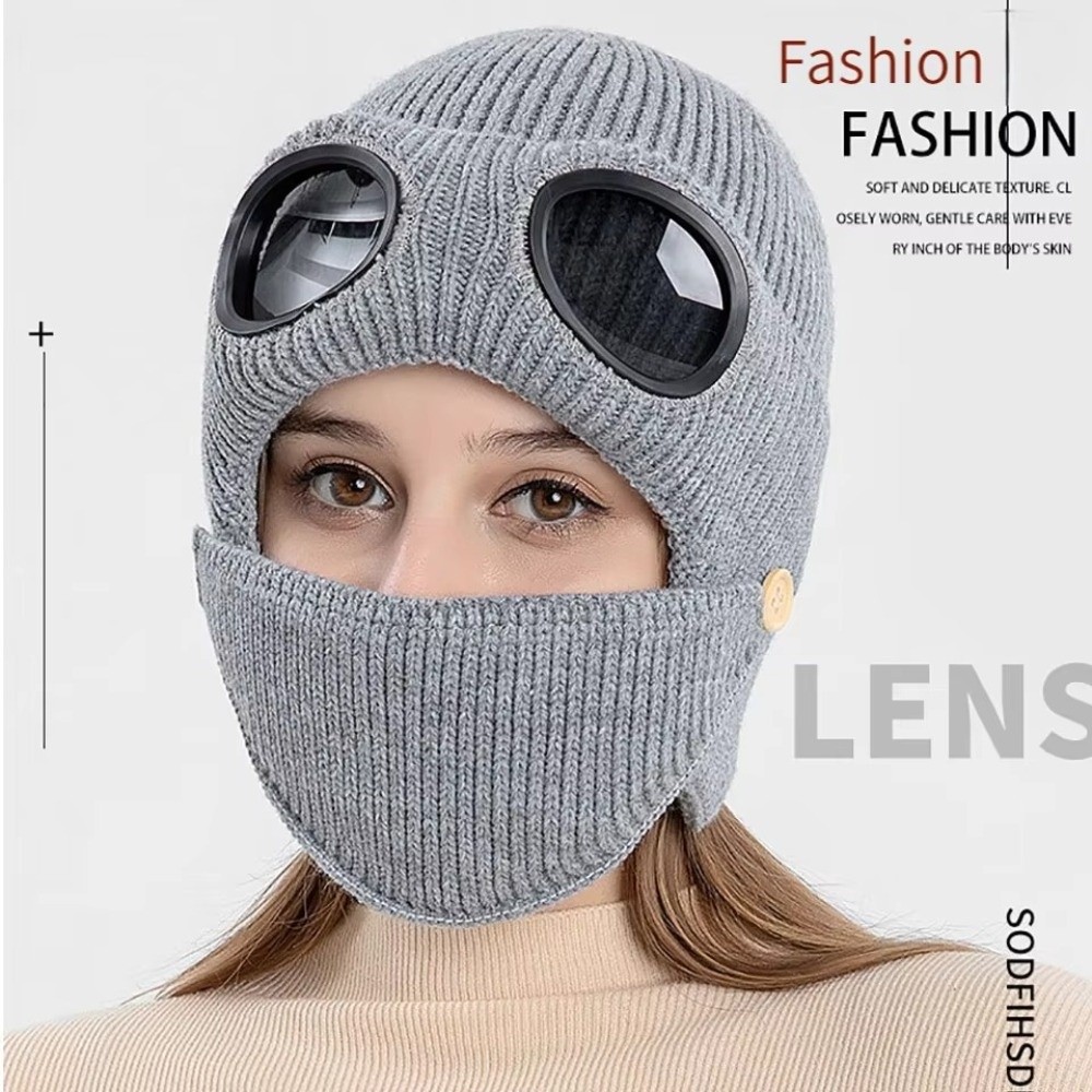 Fleece-lined Warm Woolen Hat w - огляд і ціна Winter Clothing Earmuffs