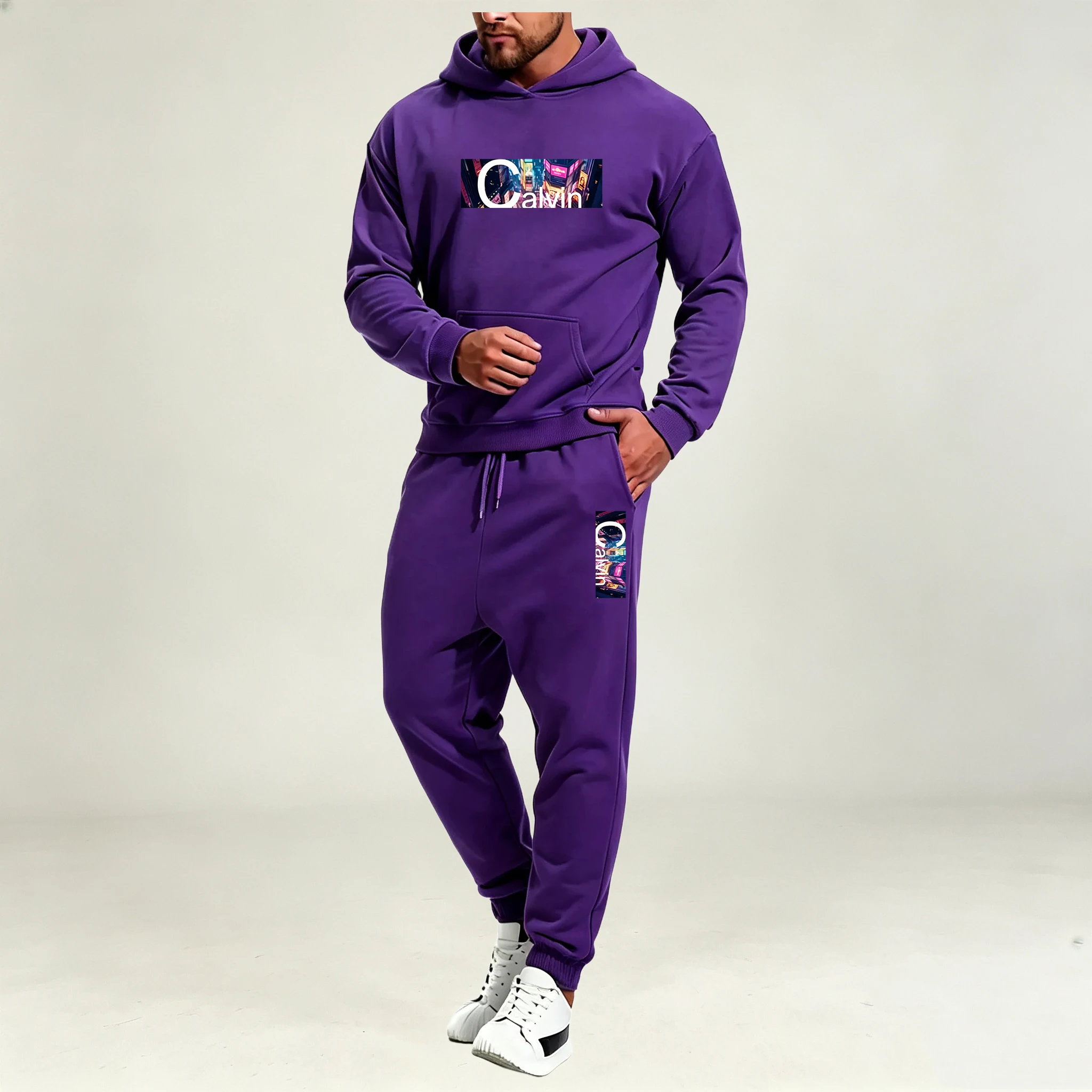 Men Clothing 2Pieces Sets Hood - огляд і ціна Warm Winter Clothing