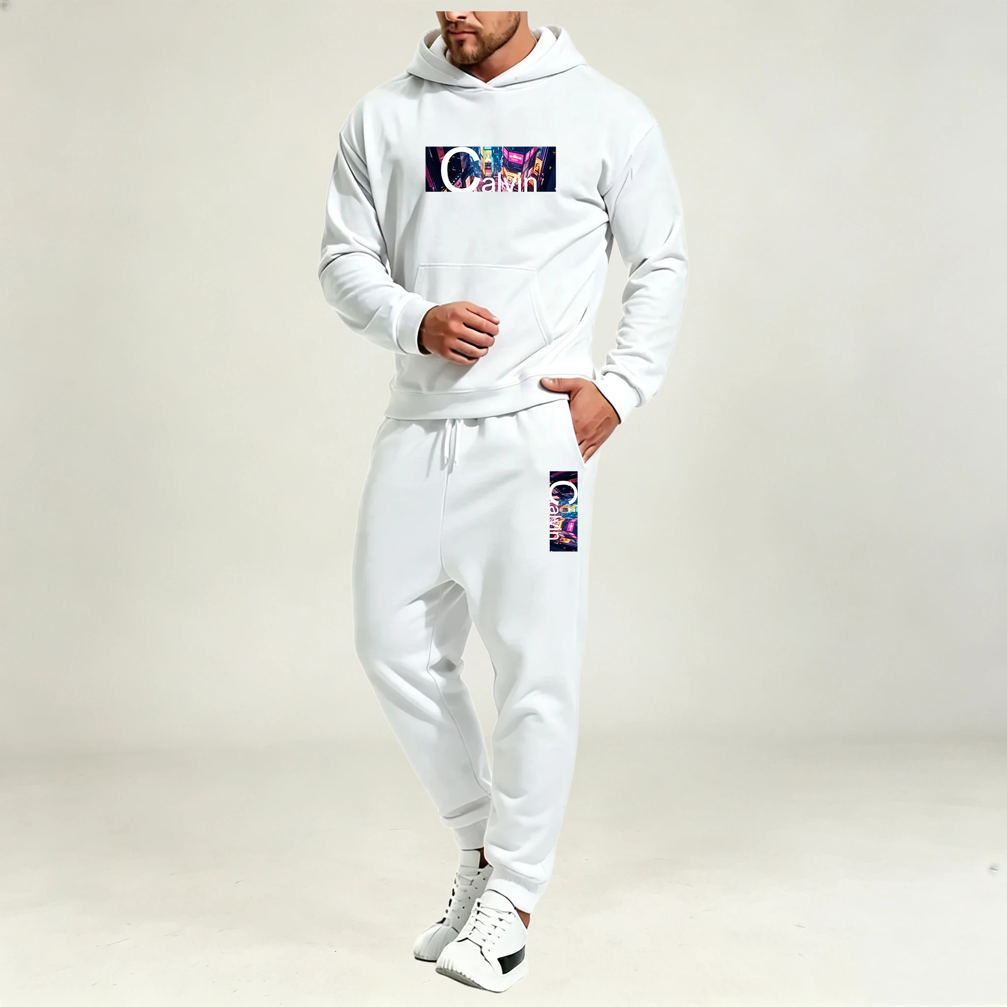 Men Clothing 2Pieces Sets Hood - огляд і ціна Warm Winter Clothing