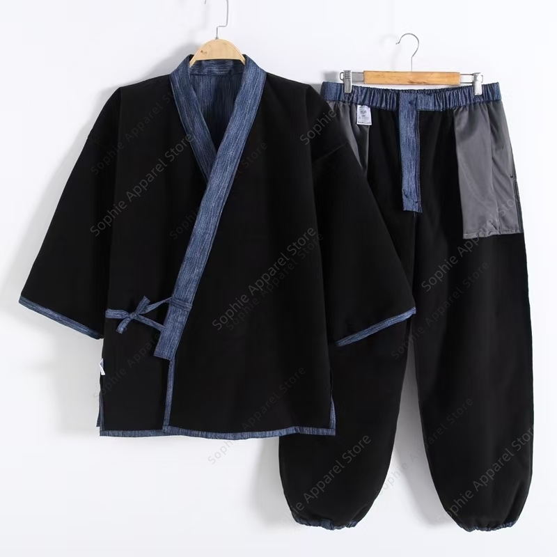 Japanese Samue Winter Warm Set - огляд і ціна Traditional Winter Japanese Clothing