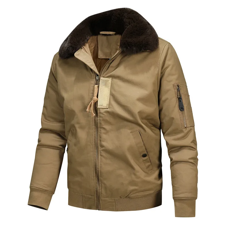 New Winter Men Bomber Jackets  - огляд і ціна Quality Winter Clothing Bomber Jacket