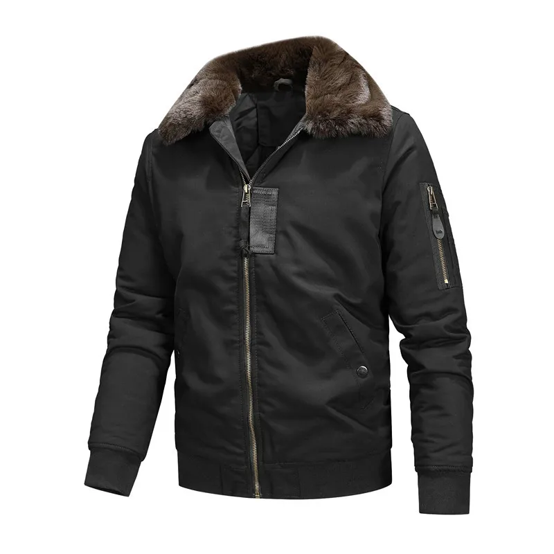New Winter Men Bomber Jackets  - огляд і ціна Quality Winter Clothing Bomber Jacket
