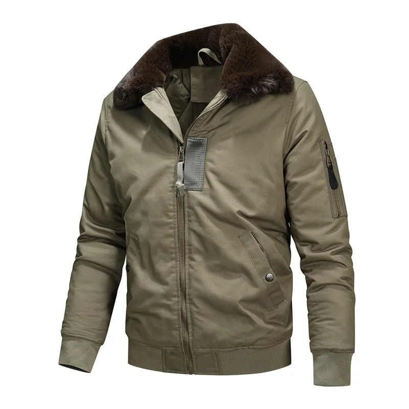 New Winter Men Bomber Jackets  - огляд і ціна Quality Winter Clothing Bomber Jacket