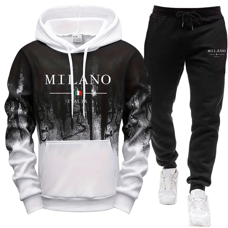 Men's Set/Hoodie/Pants Autumn  - огляд і ціна Winter Wear Clothes