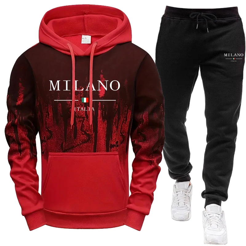 Men's Set/Hoodie/Pants Autumn  - огляд і ціна Winter Wear Clothes